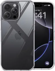 CASEKOO iPhone 16 Pro 用 ケース クリア 耐衝撃 米軍MIL規格