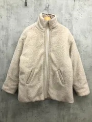 FREAKS’STORE フリークスストア   スタンドカラー　リバーシブル ボア  ブルゾン ジャケット sizeF/ナチュラル◆■レディース