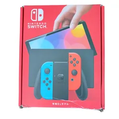 【訳あり/新品】Nintendo Switch 有機ELモデル ネオンブルー・ネオンレッド ※外箱に汚れ・破れ・凹みあり