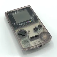 【中古】本体）【ジャンク】任天堂/ゲームボーイカラークリアパープル/CGB-001/液晶焼け[6]