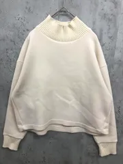 Rope Picnic ロペピクニック ダンボール プルオーバー ハイネック ニット セーター size38/オフホワイト ■■ レディース