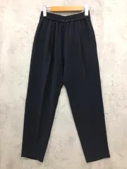 green label relaxing グリーンレーベルリラクシング 3614-144-2094 ダブルクロステーパード パンツ size36/黒 ■■ レディース