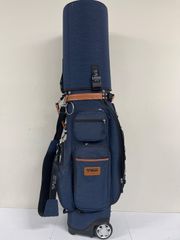 ONOFF キャディバッグ レディース 5分割 ネイビー カートタイプ - メルカリ