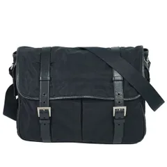 本物 プラダ PRADA ナイロン ショルダーバッグ ポシェット ブラック バッグ 中古・