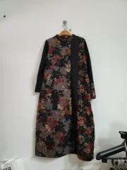 ヴィンテージ フラワー ミックス ロング ONE PIECE コート
