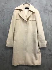FRAGILE フラジール KWE08-737-01 アンゴラ混 日本製 チェスター コート size38/クリーム ■■ レディース