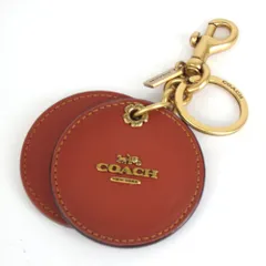 COACH コーチ シグネチャー ミラー付き キーホルダー レザー PVC 16-355(6)