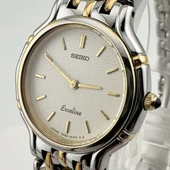 SEIKO 7320-0410 セイコー　Exceline エクセリーヌ　クォーツ　レディース　腕時計 稼働品 電池交換済【T332】