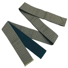 京やT125 洗える 角帯 幾何学文様 色糸 両面使い ２WAY リバーシブル オールシーズン 紳士角帯 メンズ帯 男帯 和装 袷着物 袴 yukata ゆかた 浴衣 単衣着物 未使用 新古品