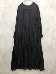 URBAN RESEARCH アーバンリサーチ UR06-26D002 ランダムプリーツティアード ワンピース sizeF/黒 ■■ レディース