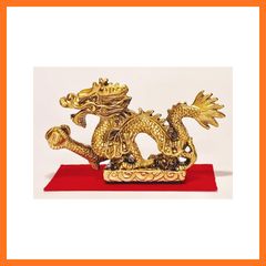 黄金龍 ドラゴン 金色 置物 商売繁盛 金運向上 開運 厄除け - メルカリ
