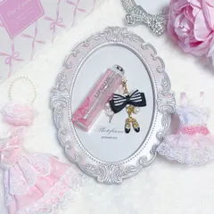 めじるしアクセサリー　チャーム　バレエ　バレエコア　トウシューズ　黒　ブラック　リボン　パール　プレゼント　ホワイトデー