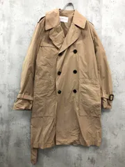 TOMORROWLAND トゥモローランド 63-09-51-09113 ポリエステル ロング トレンチ ジャケット コート sizeS/ベージュ ◆■◎メンズ