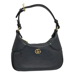 GUCCI グッチ アフロディーテ スモール ハンドバッグ 731817 ショルダーバッグ 2WAY レザー ブラック レディース ゴールド金具