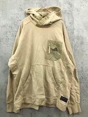 PUMA プーマ HD0034 PRSVE FABRICMIX 裏毛 フーディ プルオーバー パーカー sizeM/ベージュ ■■ メンズ