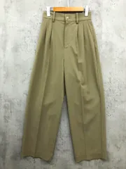 green label relaxing グリーンレーベルリラクシング ユナイテッドアローズ センタープレス ハイウエスト テーパード パンツ size36/カーキ ■■ レディース