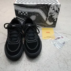 美品 VANS バンズ ヴァンズ SKATE SAFE LOW スケート セーフ ロー スニーカー シューズ VN000EEHBKA 黒 US 8 JP 26 392Q★4