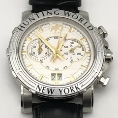 【中古】HUNTING WORLD 腕時計 シルバー ハンティング ワールド[10][240010505242]のサムネイル