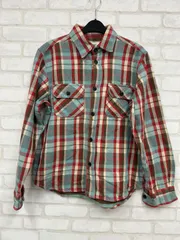 ALCARZA(アルカルザ)ヘビーフランネル長袖チェックシャツ【649-00】