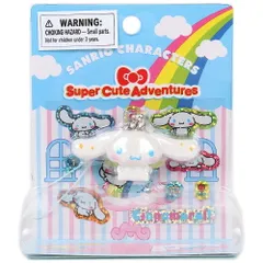 シナモロール ストラップ＆シールセット スーパーキュートアドベンチャーズ あこがれのマイスマホ サンリオ sanrio