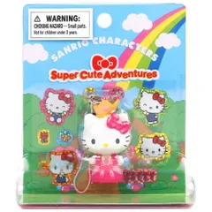 ハローキティ ストラップ＆シールセット スーパーキュートアドベンチャーズ あこがれのマイスマホ サンリオ sanrio