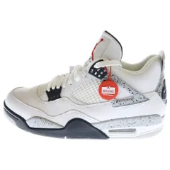 NIKE (ナイキ) 【観賞用 2015年製】 AIR JORDAN 4 RETRO OG WHITE CEMENT エアジョーダン 4 レトロ ホワイトセメント ハイカットスニーカー US9/27cm 840606-192