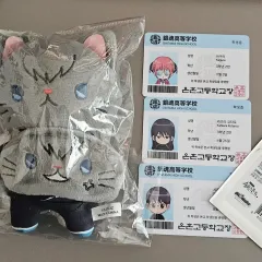 まとめ売り) 銀魂 3年Z組銀八先生 猫ぬいぐるみ idカード