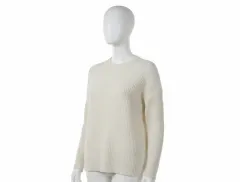 アイボリー ゴージ ニット セーター