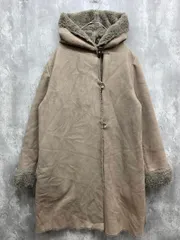 PREFERIR プレフェリール 10941 フェイクムートン フード コート size40/L/モカ ◆■ レディース