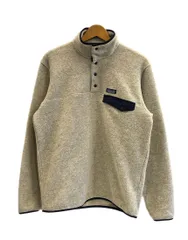 パタゴニア PATAGONIA 22年製 Lightweight Synchilla Snap-T ライトウェイト シンチラスナップ フリースプルオーバー 白 25551FA22 ジャケット ホワイト Mサイズ 101MT-5736