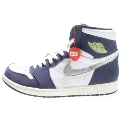 NIKE (ナイキ) AIR JORDAN 1 HIGH OG CO.JP MIDNIGHT NAVY 2020 エアジョーダン 1 ミッドナイトネイビー ハイカットスニーカー US10.5/28.5cm DC1788-100