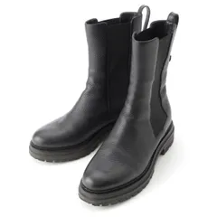 セルジオロッシ レザー SR JOAN 015 サイドゴア ショート ブーツ A92030-MCRM13 ブラック 38 2/1【中古】