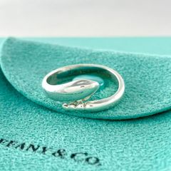 ティファニー 11号 リボン ボウ リング 925 750 コンビ WE2fe - メルカリ