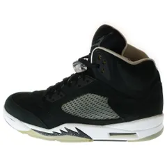 NIKE (ナイキ) 【観賞用 2013年製】AIR JORDAN 5 RETRO エアジョーダン 5 レトロ オレオ ハイカットスニーカー US12/30cm 136027-035