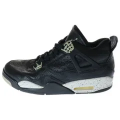 NIKE (ナイキ) 【観賞用2015年】 AIR JORDAN 4 RETRO OREO エアジョーダン4 レトロ オレオ ハイカットスニーカー ブラック US10.5/28.5cm 314254-003
