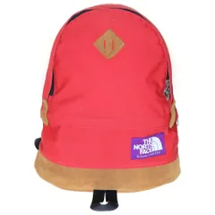 THE NORTH FACE (ザノースフェイス) パープルレーベル バイカラーナイロンバックパック リュックサック レッド/ブラウン