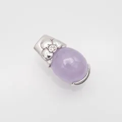Q031 アメジスト ダイヤモンド風 925刻印 ペンダント トップ デザイン シルバー チャーム ヘッド 2月誕生石