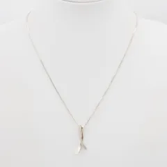 Q246 ヴィンテージ STERLING SILVER刻印 ペンダント ネックレス デザイン シルバー