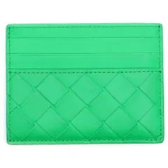 BOTTEGA VENETA (ボッテガヴェネタ) イントレチャート クレジット カードケース グリーン 635042