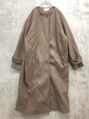 美品 CIAOPANIC TYPY チャオパニックティピー tyz1022408a0001 ノーカラー コート sizeM/グレージュ系 ◆■ レディース