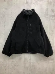 MONO-MART モノマート jk1040 ユニセックス 2WAYリバーシブル ナイロン×ボアドロストスタンドブルゾン ブルゾン ジャケット sizeM/黒 ◆■ メンズ