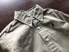 ラルフローレン　ベージュ　長袖シャツ　100cm