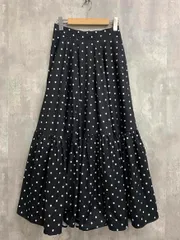 mite ミテ 切替 ドット スカート 黒系 ■■ レディース