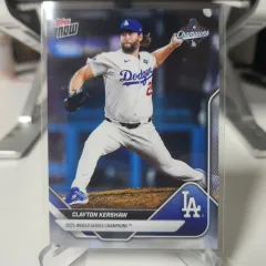 LAドジャース クレイトン・カーショー 2025 TOPPSナウ WS 優勝記念カード