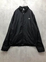 LACOSTE ラコステ ナイロン ブルゾン ジャケット 黒 ■■◎メンズ