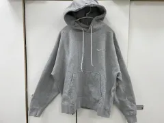ナイキ ソロ スウッシュ プルオーバー フーディー グレー 2XL
