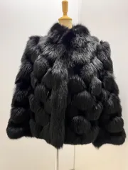 フォックスファーコート ジャケット 毛皮 C26020429