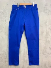 XLARGE エクストララージ コットン カラー パンツ size34inch/青 ■■ メンズ