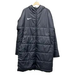 NIKE(ナイキ) コート サイズXXL XL メンズ美品  - 黒 長袖/ジップアップ/中綿/冬