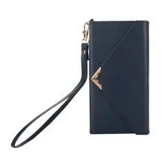 iPhone12mini ケース カバー 手帳型 カバー レザー 合皮 クラシック カード収納 カードポケット シンプル ストラップ付き 上品 レトロ エレガント